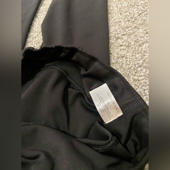 Black 3/4 Leggings from The Color Run - Picture 2 of 3